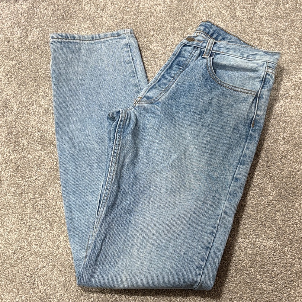 John Galt Button fly Straight Leg Jeans